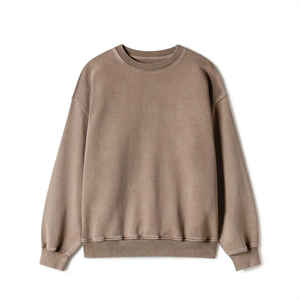 Sudadera de Invierno para Mujer, Cuello Redondo, Estilo Urbano, Manga Larga, Tejido Transpirable de Poliéster/Algodón, Alta Calidad - Product Image 1