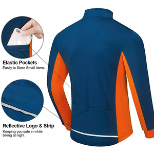 Maillot de Ciclismo Ligero de Poliéster para Hombre, Personalizable, Cortavientos, con Mangas, para Carreras de Ciclismo - Product Image 5