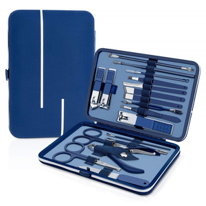 Kit d'outils de manucure de qualité supérieure pour le nettoyage des ongles, emballage en cuir, beauté, manucure, 12 pièces, ensemble de manucure et pédicure, kit de coupe-ongles - Product Image 2