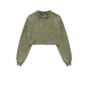 Sudadera Deportiva para Mujer, Personalizable con Logotipo, Corte Holgado, Mangas Largas, Hombros Caídos, Estilo Pullover - Product Image 1