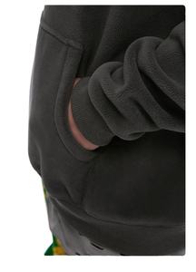 เสื้อฮู้ดผ้าฟลีซขั้วโลกสำหรับผู้ชายมีสไตล์มีปกตั้งทำจากผ้าฝ้าย100% ฤดูหนาว - Product Image 3