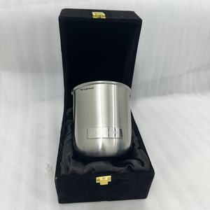 Custom Logo Silver Metal <b>Candle</b> Jar With Ring Handle Lid Brushed Stainless Steel Scented <b>Candle</b> Vessel With Premium Velvet <b>Gift</b> - Product Image 5
