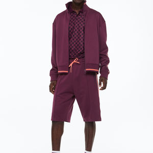 Short de basketball en maille avec deux poches latérales profondes, coupe courte basique d'été, en polyester et coton, style vintage, technique, mi-longueur - Product Image 6