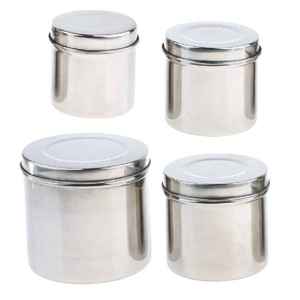 Boîtes de rangement pour pansements, lot de 3 conteneurs, instruments chirurgicaux, formation médicale, boîtes à pansements en acier inoxydable, boîte pour interventions chirurgicales mineures - Product Image 3