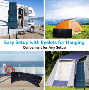 Chargeur Solaire Portable Pliable 100W 17V 20V SunPower <span class=keywords><strong>Maxeon</strong></span> 20% Efficacité Tissu 900D pour Station d'Énergie de Camping - Product Image 6