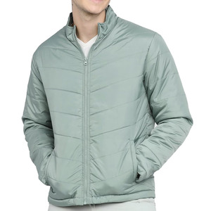 Men Casual Puffer Jacket Front Logo Winter Comfort Breathable <b>Coat</b> - Product Image 1