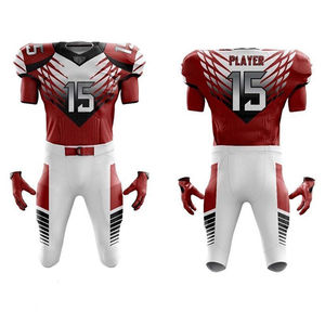 Jersey de Fútbol Americano Juvenil Personalizado 2025, Alta Calidad, Diseño Moderno, Conjuntos de Sublimación en Blanco, Uniformes - Product Image 2