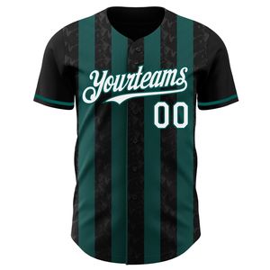 OEM Baseball Jersey Full Button Custom Logo 100% Polyester Short Sleeve Printed Breathable Team Wear Supplier All Seasons - Product Image 6