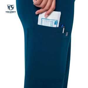 Ensemble de tenues d'infirmières 2025 à séchage rapide et confortables pour femmes, en tissu tissé, pour hôpitaux dentaires - Product Image 3