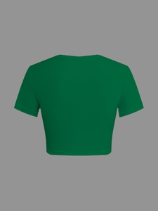เสื้อยืดแฟชั่นสั้นสำหรับผู้หญิงออกแบบโดยนักออกแบบทรงผม - Product Image 4