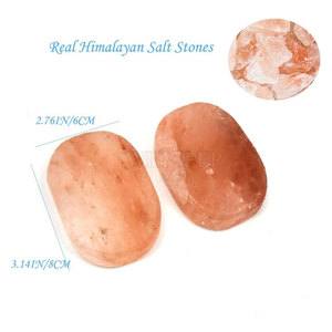 Top Selling Himalayan Salt Massage Stone Natural Spa Therapy Body Relaxation Wholesale Supply Massage Stone - Product Image 3
