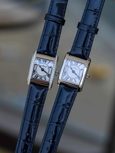 Leather Stainless Steel Rectangle Alexander Ferros 7281S-02 SAPPHIRE CRYSTAL Rubber 50 m Water Resistant Fashion - Product Image 5