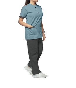 Uniformes Médicos Elásticos de Verano al por Mayor, Conjuntos de Uniformes de Enfermera, Pantalones Deportivos de Manga Corta, Uniformes de Hospital Unisex de Alta Calidad - Product Image 2