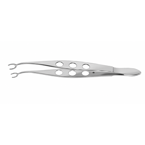 Pinces de fixation en U courbées pour chirurgie ophtalmique, instrument chirurgical en acier inoxydable de précision, réutilisables - Product Image 5