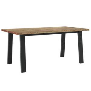 Tavolo da pranzo in legno massello di Acacia 66.9 \ "x35.4 \"-stile rustico - Product Image 2