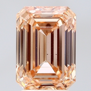 Diamante Cultivado en Laboratorio con Corte Esmeralda de 3.70 Ct, Color Amarillo Marrón Claro, VS2, Certificado IGI, Diamante Suelto CVD, Venta al Por Mayor - Product Image 1