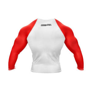 White and Black BJJ Professional Training Men Women Kingz Rash Guard Ranked Short <b>Sleeve</b> Rashguard - Product Image 2