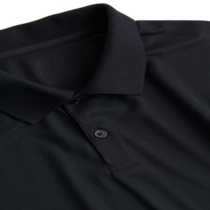 Polo à manches courtes pour homme, couleur unie, col à rayures contrastées, chemise décontractée en mélange de coton - Product Image 3