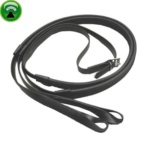 Corde de licous western en pvc noir pour chevaux de course - Product Image 6