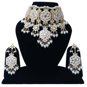 Conjunto de Collar y Pendientes para Fiesta, Estilo Tradicional Dorado, Aleación de Cobre con Circones, Joyería de Moda para Regalo, Collar para Mujer, Compromiso, Boda - Product Image 1