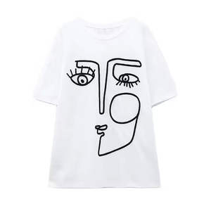 Camisetas de Algodón 100% para Hombre, Corte Holgado, con Logotipo Personalizado Serigrafiado, Tela de Lona Transpirable de Alta Calidad, Venta al Por Mayor, Nueva Llegada - Product Image 5