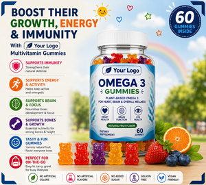 Gummies Oméga 3 Véganes Sans Gluten, Bonbons Gélifiés Moelleux aux Fruits, Sans Colorants Artificiels, Marque Personnalisée PIOUS LABORATORIES - Product Image 5