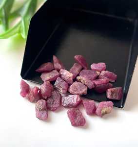 Rubis naturel du Mozambique, pierre brute, corindon rouge, cristal brut, pierre de naissance de juillet, pierre non traitée, fabrication de bijoux, vente en gros - Product Image 6