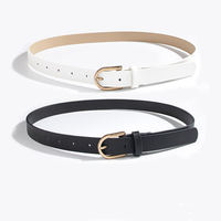 Ceintures pour femmes en cuir de vachette avec boucle en alliage – Durables et imperméables, colorées, tendance, logo personnalisable, vente en gros