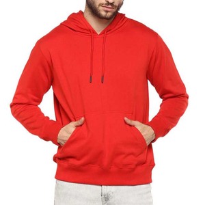 เสื้อฮู้ดสีม่วงสำหรับผู้ชาย สวมใส่สบายๆ มีกระเป๋า เหมาะสำหรับฤดูใบไม้ร่วง ทรงปกติ ผ้าฝ้ายเฟรนช์เทอร์รี่ สีพื้น - Product Image 3