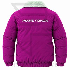 Wholesale <b>Shearling</b> Collar Puffer <b>Jacket</b> Warm Winter Coat Custom Quilted Padded Outerwear Manufacturer Bulk Apparel - Product Image 2