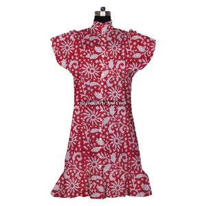 Vestido de Verano 2026, Nuevo Estilo de Moda para Mujer, Vestido de Manga Corta con Estampado Floral, Elegante, Holgado e Informal - Product Image 5