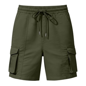 Pantalones Cortos Cargo de Lona Tejida Transpirable para Mujer, con Seis Bolsillos, Cintura Media, Largos hasta la Rodilla, con Cremallera y Botón, Holgados, Ideales para Verano y Entrenamiento - Product Image 1