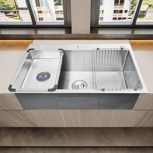 อ่างล้างจานสแตนเลส304เดี่ยวงานแฮนด์เมดลายนูนขนาดกลางรูเดียวจากโรงงานเวียดนามราคาดีมาก - Product Image 6