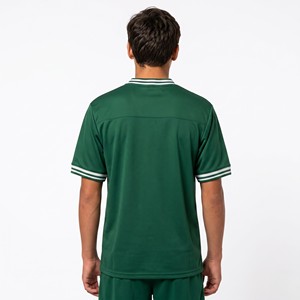 Maillot de football américain personnalisé en gros, uni, en maille épaisse respirante, col en V, uniforme d'entraînement vierge pour équipe - Product Image 2