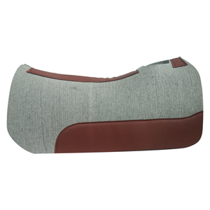 Tapis de selle de sport imperméable en cuir PU violet matelassé, couleur unie personnalisée pour l'équitation - Product Image 4