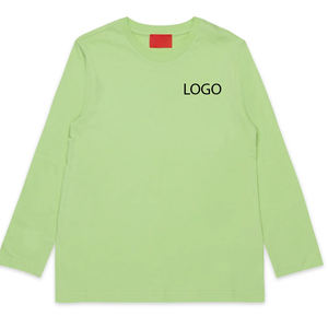 T-shirt classique à col rond pour garçons, en mélange de coton doux, tissu respirant et léger, décontracté pour le quotidien, tendance été, manches longues 2026 - Product Image 1