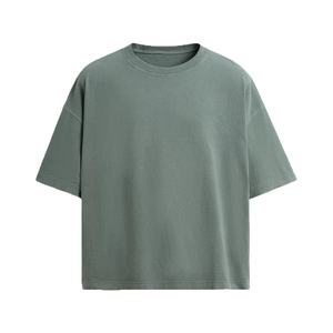 เสื้อยืดลำลองแขนสั้นไซส์ใหญ่พิเศษ XXXL สำหรับผู้ชาย ผลิตจากผ้าฝ้ายออร์แกนิค 100% ระบายอากาศได้ดี น้ำหนัก 220 กรัม ทรงโอเวอร์ไซส์  รับสกรีนลายด้านหน้า - Product Image 1