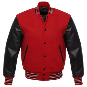 Chaqueta Varsity con Capucha Personalizada al por Mayor, Unisex, para Invierno, con Logotipo en el Frente, 100% Lana, Tallas Grandes para Adultos - Product Image 4