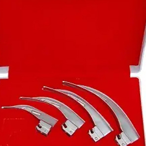 Ensemble de laryngoscopes en acier inoxydable, lames de laryngoscope direct, poignées, pour adultes et pédiatriques, gestion des voies respiratoires, intubation endotrachéale - Product Image 2