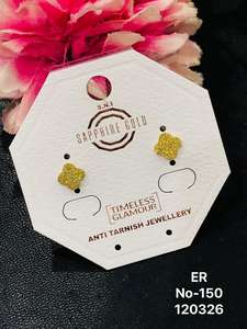 Pendientes de Acero Inoxidable Chapados en Oro Antideslustre, Geométricos, Modernos, para Mujer, Joyería Minimalista de Moda - Product Image 2