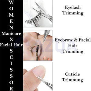 Stainless Steel Professional Spring Handle Cuticle <b>Scissors</b> <b>For</b> Accurate Cuticle Removal And <b>Nail</b> Grooming - Product Image 5