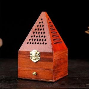 Nouvelle conception, boîte à encens arabe en bambou écologique de qualité supérieure, porte-bougie, aromathérapie, meilleur encens - Product Image 3