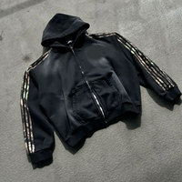 Ensemble de sportswear décontracté unisexe surdimensionné pour l'hiver, style gothique Harajuku Y2K, tenue deux pièces en polaire légère, style américain haut de gamme