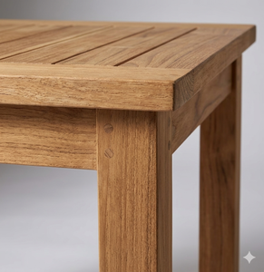 Natural Solid Teak Wood Outdoor Side <b>Table</b> <b>Small</b> Square <b>Coffee</b> <b>Table</b> Garden Patio Furniture Minimalist Wooden End <b>Table</b> - Product Image 4