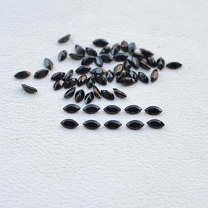 เครื่องประดับพลอยสปินเนลสีดำธรรมชาติเกรด AAA ขนาด2x4มม. 7X14มม. ผ่านการตรวจสอบแล้ว - Product Image 3