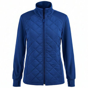 Chaqueta Sanitaria Acolchada OEM Personalizada para Mujer, Uniforme Médico Deportivo, Bata de Enfermera con Puños con Orificio para el Pulgar y Bolsillos con Cremallera Oculta - Product Image 2
