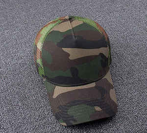 Gorra Trucker Estructurada de Camuflaje de Alta Calidad al por Mayor, Unisex, Ajustable, Transpirable, Antiarrugas, Estilo Hip Hop, de Franela, para Exteriores, Casual - Product Image 3