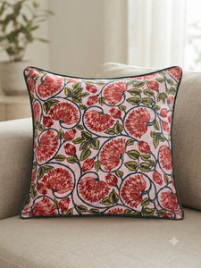 Dolly Enterprises Luxury Cotton <b>Throw</b> <b>Pillow</b> Cover Anti-Bacteria Stain Resistant Features Handcrafted Rajasthan for Hotels - Product Image 6