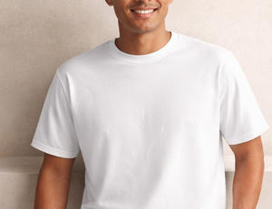 Camiseta de Hombre 100% Algodón de Alto Gramaje, Proveedor OEM, Premium, Lujosa, Transpirable, Ecológica, de Secado Rápido, Manga Corta, Corte Regular - Product Image 5