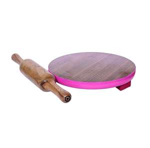 Juego de tabla y rodillo de amasar de madera premium para uso en la cocina del hogar, para masa, repostería y pizza. - Product Image 6